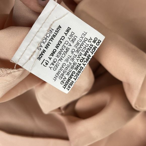 nicholas the label accordion pleated maxi dress gown US Size 8 - Picture 11 of 13